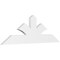 Ekena Millwork Richland Architectural Grade PVC Gable Bracket, 60"W x 20"H x 2"D x 6"F, 8/12 Pitch GBP060X20X0206RIC00 - alternate 1